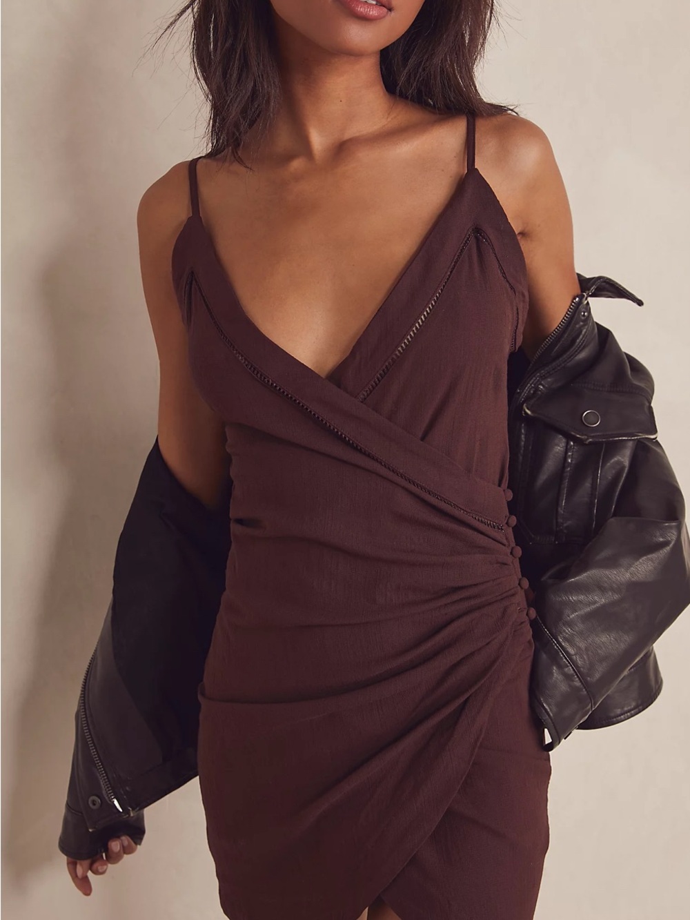 Free People Dylan Mini Slip Dress
